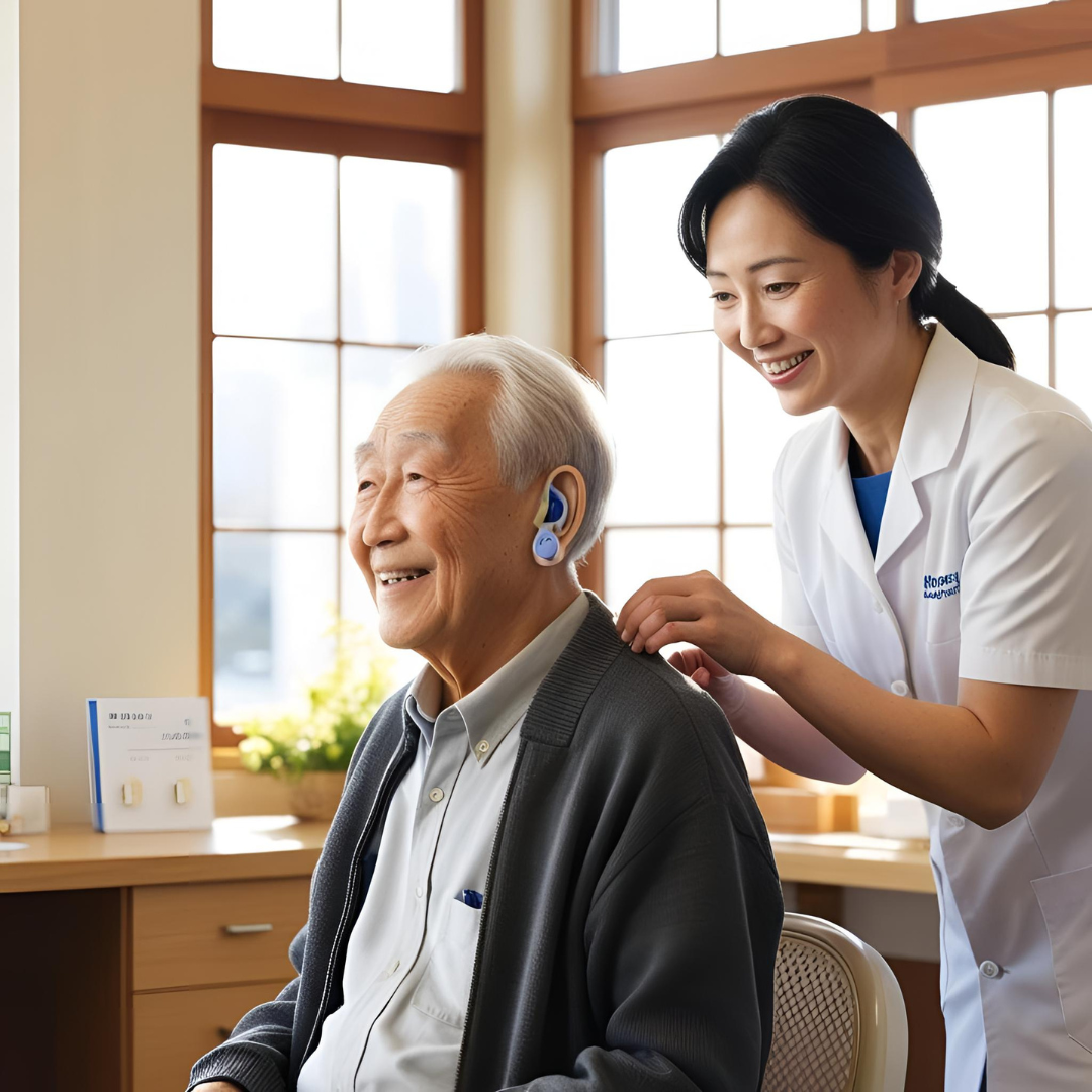 補聴器の保証期間中の修理対応イメージ